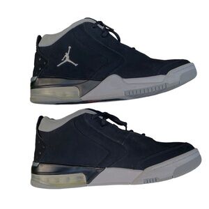 Jordan Big Fund 23  Black Suede Mens 11